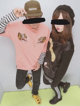 「nubian」｜ななみんさん（レディース・158cm）の冬コーディネート