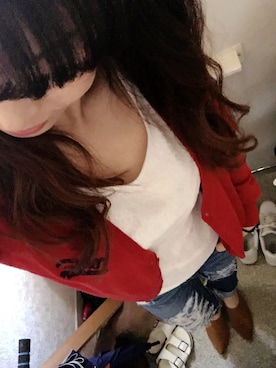 「GRL（グレイル）のアイテム（スリッポン）」を使った、❤️mari❤️さん（レディース・160cm）の春コーディネート
