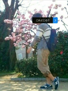 「Right-on（ライトオン）のアイテム（チノパンツ）」を使った、キイロトリ🐥さん（メンズ・173cm）の春コーディネート