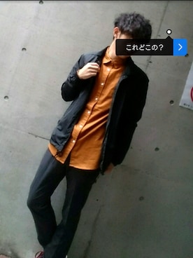 「Daniel Wellington（ダニエルウェリントン）の【Daniel Wellington】レザーバンド３６ＭＭ（アナログ腕時計）」を使った、キイロトリ🐥さん（メンズ・174cm）の秋コーディネート