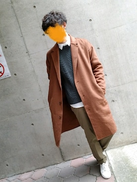 「Daniel Wellington（ダニエルウェリントン）の【Daniel Wellington】レザーバンド３６ＭＭ（アナログ腕時計）」を使った、キイロトリ🐥さん（メンズ・174cm）の秋コーディネート