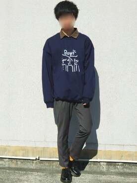 キイロトリ🐥さん（メンズ・175cm）の冬コーディネート