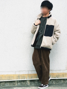 「Daniel Wellington（ダニエルウェリントン）の【Daniel Wellington】レザーバンド３６ＭＭ（アナログ腕時計）」を使った、キイロトリ🐥さん（メンズ・175cm）の冬コーディネート