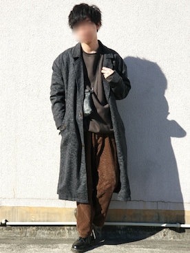 「Daniel Wellington（ダニエルウェリントン）の【Daniel Wellington】レザーバンド３６ＭＭ（アナログ腕時計）」を使った、キイロトリ🐥さん（メンズ・175cm）の冬コーディネート