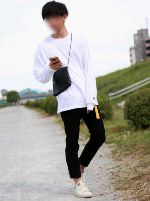 キイロトリ Championのtシャツ カットソーを使ったコーディネート Wear