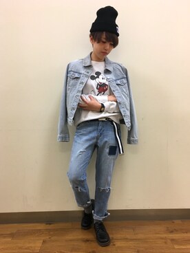 azuさん(レディース・159cm)の冬コーディネート