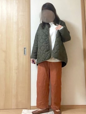 「apres jour mignon（アプレジュールミニョン）のアイテム（その他アウター）」を使った、みきさん（レディース・165cm）の春コーディネート