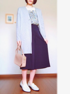 「shuca（シュカ）のアイテム（トップス）」を使った、pupp  yさん（レディース・159cm）の春コーディネート