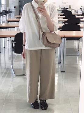 「Marc by Marc Jacobs（マークバイマークジェイコブス）のアイテム（アナログ腕時計）」を使った、pupp  yさん（レディース・159cm）の夏コーディネート