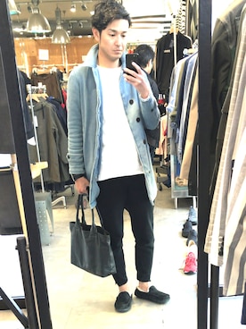 「ANDROID（アンドロイド）のアイテム」を使った、KUROさん（メンズ・174cm）の春コーディネート