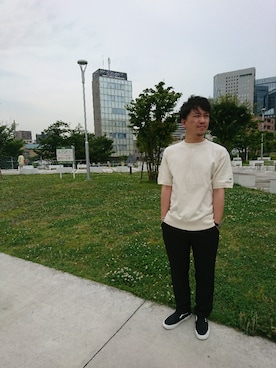 三浦準矢さん（メンズ・166cm）の夏コーディネート