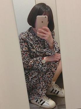 「MIXXO（ミッソ）のアイテム（ワンピース/ドレス）」を使った、ピノさん（レディース・150cm）の夏コーディネート