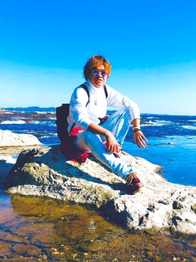 「GOTCHA（ガッチャ）のアイテム」を使った、なーおさん（メンズ・179cm）の秋コーディネート