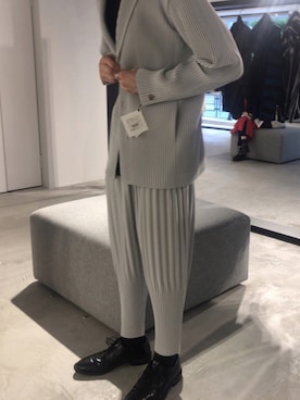 オムプリッセ テーラードジャケット HOMME PLISSE ISSEY MIYAKEのテーラードジャケットを使った人気