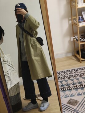 「休闲」｜「アイテム（その他シューズ）」を使った、Akiko.chenさん（レディース・165cm）の冬コーディネート