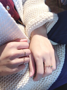 「PULL&BEAR（プルアンドベア）のアイテム（アクセサリー）」を使った、issacさん（レディース・155cm）の冬コーディネート