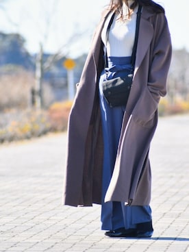 「classicalelf（クラシカルエルフ）のアイテム（その他アウター）」を使った、こあさん（レディース・157cm）の冬コーディネート
