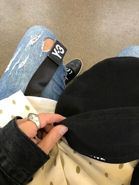 「cheap monday」｜「アイテム（ハンチング/ベレー帽）」を使った、yuukiさん（メンズ・165cm）の春コーディネート
