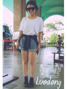 羅東夜市 | 連帽螺紋針織。(ピーコート)