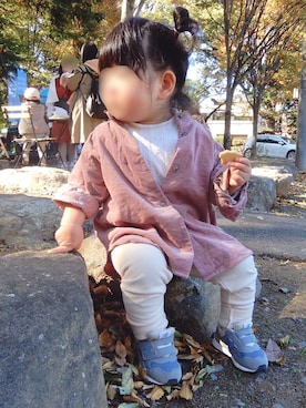 sakiさん（キッズ・90cm）の秋コーディネート