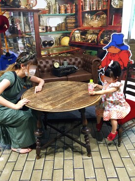 「A part by（アパートバイ）のPoドロストプリーツワンピース　910432（ワンピース、グリーン系）」を使った、sakiさん（レディース・167cm）の夏コーディネート