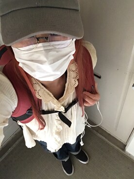 「BAY SIDE（ベイサイド）のアイテム」を使った、サンシタさん（レディース・160cm）の秋コーディネート