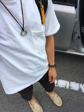 「EDIFICE（エディフィス）のアイテム（腕時計）」を使った、can.さん（メンズ・167cm）の春コーディネート