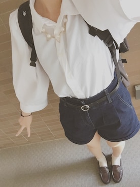 「フロントイン」｜akihoさん（レディース・160cm）の秋コーディネート