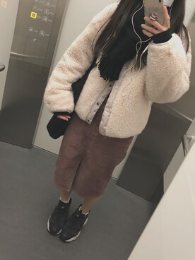 akihoさん（レディース・160cm）の冬コーディネート