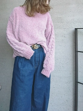 umさん（レディース・158cm）の冬コーディネート