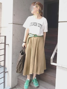 「COS（コス）のアイテム（アクセサリー）」を使った、umさん（レディース・158cm）の春コーディネート