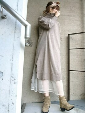 umさん（レディース・158cm）の秋コーディネート