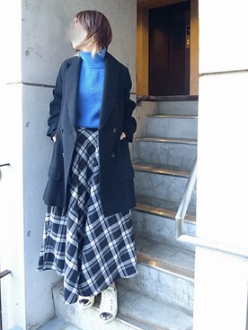 「UNDERCOVER（アンダーカバー）のアイテム（その他アウター）」を使った、umさん（レディース・158cm）の秋コーディネート