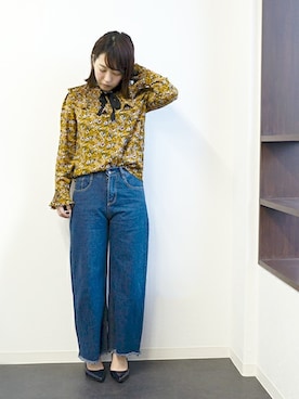 「ＡＮＤＪ（アンドジェイ）のアイテム」を使った、harunaさん（レディース・156cm）の冬コーディネート