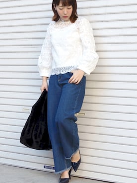 harunaさん（レディース・156cm）の冬コーディネート