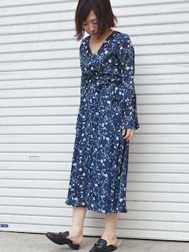 「ＡＮＤＪ（アンドジェイ）のアイテム」を使った、harunaさん（レディース・156cm）の春コーディネート