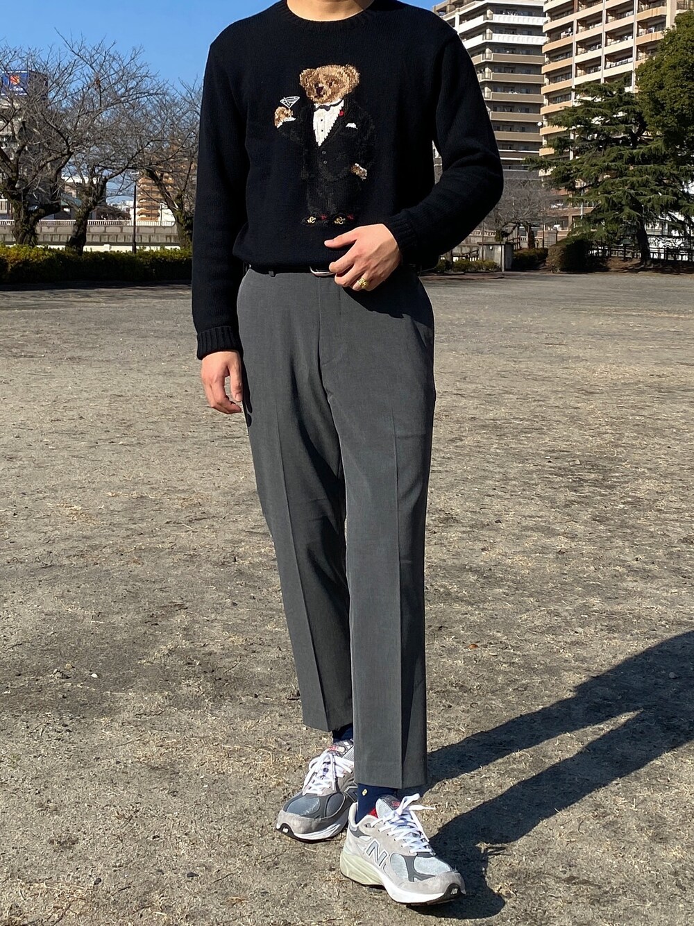 「ootd、ニット、今日のコーデ、シンプル、カジュアル、大人カジュアル、きれいめカジュアル、プチプラ、古着、韓国ファッション」｜「UNIQLOのアイテム（その他パンツ、グレー系）」を使った、ヒヨンさん（メンズ・183cm）の冬コーディネートの1枚目の写真