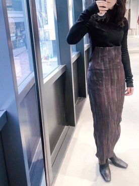 「Anothera（アナザーエー）のアイテム」を使った、koz▲さん（レディース・160cm）の冬コーディネート