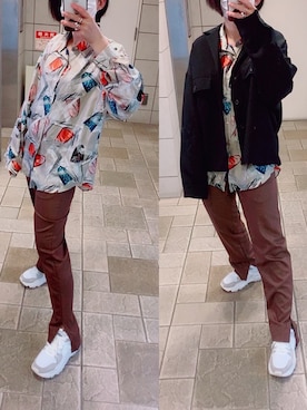 「SHINYAKOZUKA（シンヤコヅカ）のアイテム」を使った、はくさん（レディース・159cm）の春コーディネート