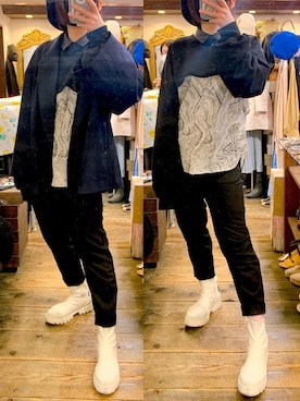 「LOWRYS FARM（ローリーズファーム）のセンタープレスカラーフレアパンツ　870189（その他パンツ）」を使った、はくさん（レディース・159cm）の春コーディネート