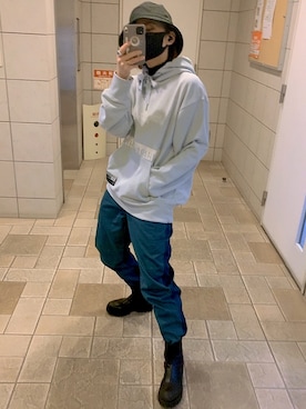 「CPH（シーピーエイチ）のアイテム（帽子）」を使った、はくさん（レディース・159cm）の春コーディネート