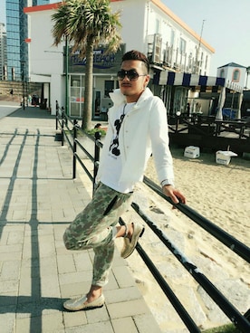 「CARRERA（カレラ）のアイテム」を使った、ｎさん（メンズ・176cm）の春コーディネート