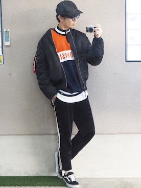 RYOniiさん（メンズ・181cm）の春コーディネート