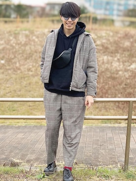 RYOniiさん（メンズ・181cm）の冬コーディネート