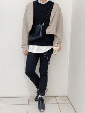 「airmax」｜「アイテム（ジャケット/アウター）」を使った、RYOniiさん（メンズ・181cm）の春コーディネート