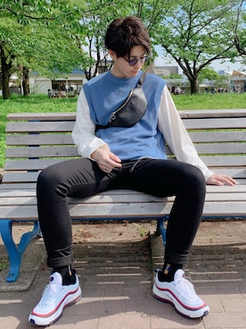 RYOniiさん（メンズ・181cm）の春コーディネート