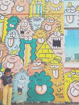 「Ray-Ban（レイバン）のアイテム（サングラス、ブラック系）」を使った、fuuさん（レディース・155cm）の春コーディネート