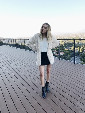 「intermixのアイテム（ワンピース、その他）」を使った、emmyさん（レディース・170cm）の冬コーディネート