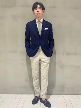 「green label relaxing（グリーンレーベルリラクシング）のアイテム（財布/小物）」を使った、kino11334さん（メンズ・172cm）の春コーディネート