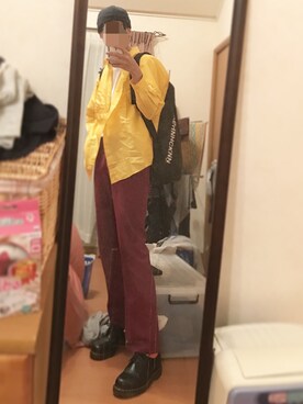 「Gosha Rubchinskiy（ゴーシャラブチンスキー）のアイテム（バッグ）」を使った、けんさん（メンズ・185cm）の夏コーディネート